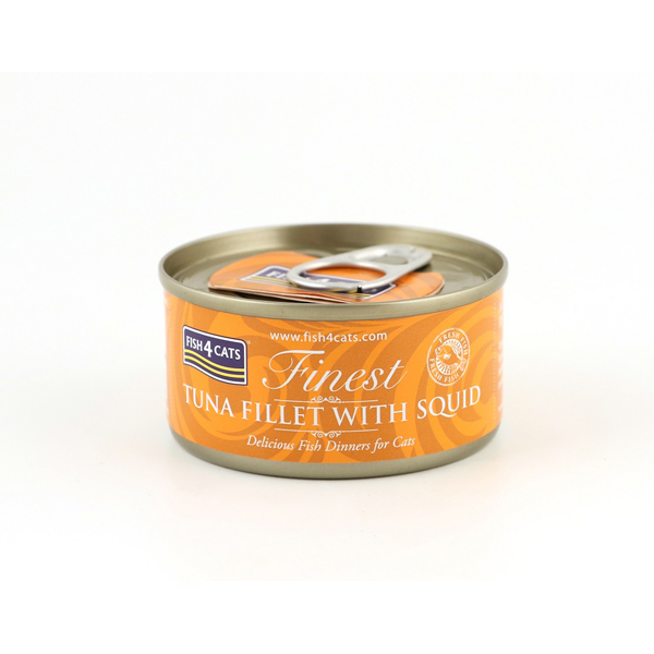 Finest Fish4Cats Tonijnfilet met Inktvis