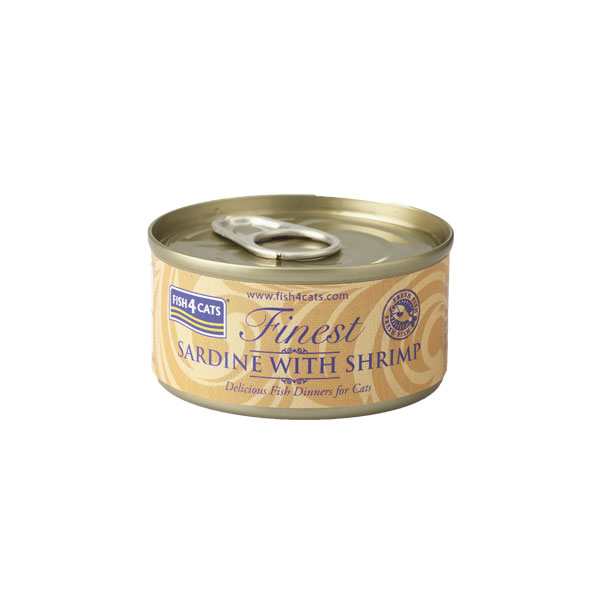 Finest Fish4Cats Sardine met Garnaal