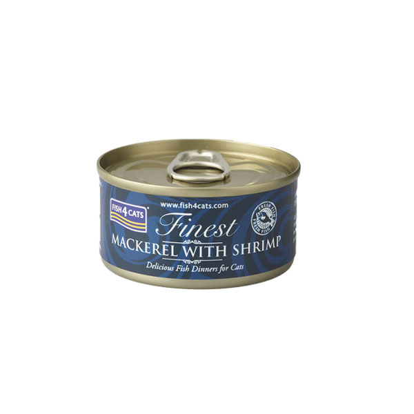 Finest Fish4Cats Makreel met Garnaal