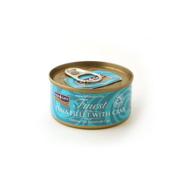 Finest Fish4Cats Tonijnfilet met Krab